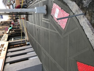 Concrete sidewalk project by JR Citywide Construction